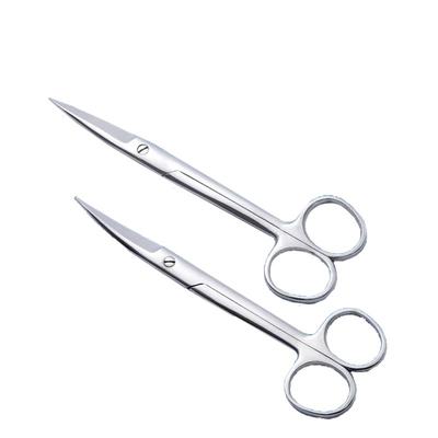 不锈钢医用手术实验剪刀直尖