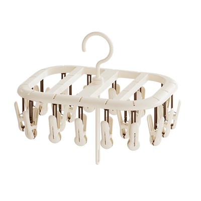 2024新款可爱风多夹子晾衣架