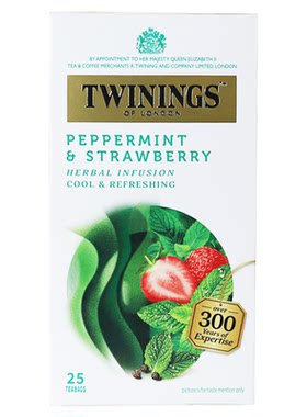 twinings川宁草莓薄荷味花草茶