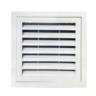 铝扣板600*300单双层百叶风口门绞式回风口600*600扣板散流器出风