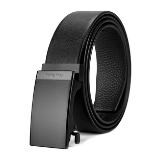 【不锈钢】皮尔卡丹内扣皮带男真皮内穿式男士腰带商务牛皮裤腰带
