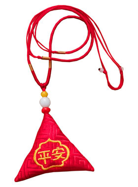 江南手工手绣平安符袋