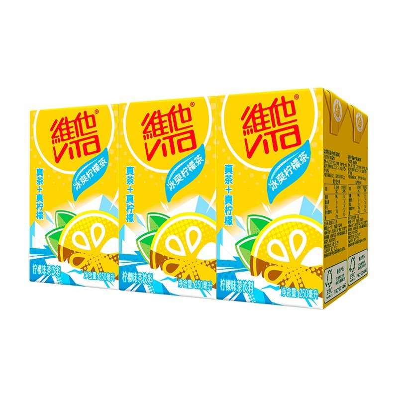 维他冰爽柠檬茶果味饮品