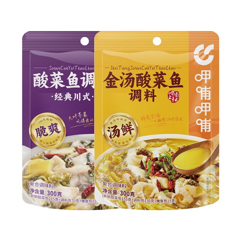 呷哺呷哺金汤酸菜鱼调料300克