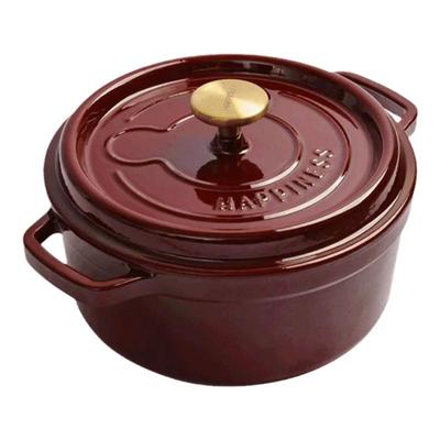 小幸福铸铁珐琅24cm米奇煲汤炖锅