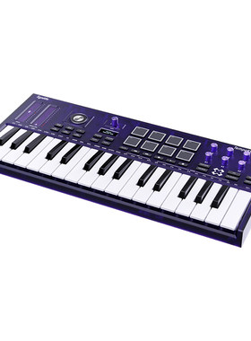 Synido森林岛探索家音源版MIDI键盘dj乐队伴奏编曲便携32键控制器