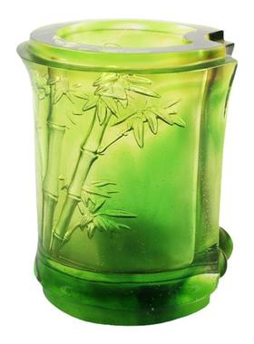 琉璃送老师节节高笔筒刻字装饰品