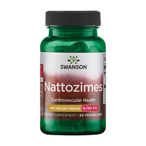2瓶装 Swanson斯旺森3倍纳豆激酶中老年保健品6750fu60粒
