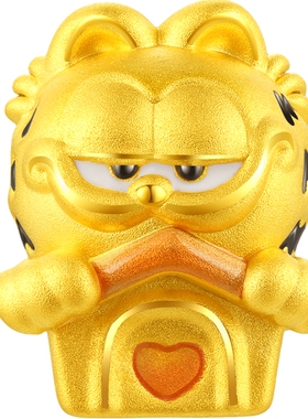 六桂福珠宝黄金加菲猫转运珠