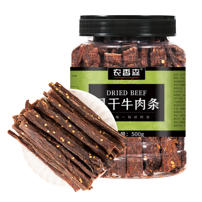 风干五香牛肉干250g|776人收藏
