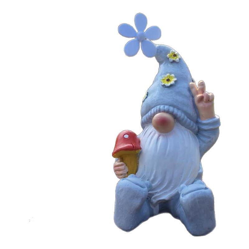 精灵帽子风车会转风车有轴承转快