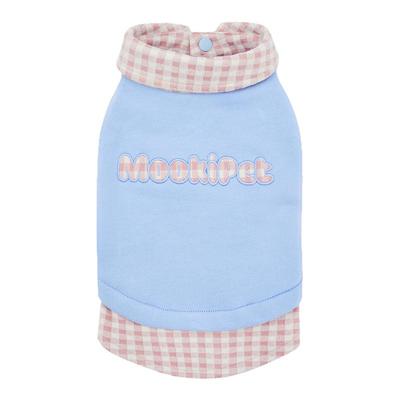 狗狗假两件连帽一体绒卫衣冬保暖