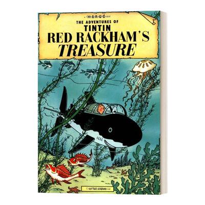 Red Rackham's Treasure丁丁历险记：红色拉克姆的宝藏 英文原版儿童漫画