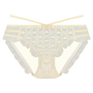 今夜恋爱~纯欲小心机镂空女生蕾丝三角裤女士性感高级透气内裤女