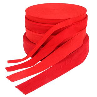 纯棉红色人字带子手工diy布带包边条宽织带加厚布料布条绸带辅料