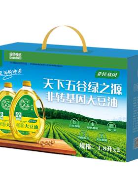 绿之源原香大豆油1.8L*2礼盒