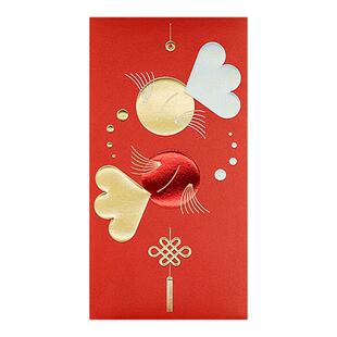 个性插画创意2026利是封港版新款浮雕烫金过年红包袋通用高端混装