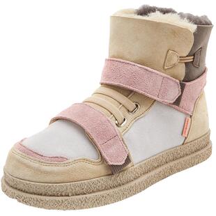 jm快乐玛丽雪地靴女2025年冬季新款时尚百搭靴子加绒加厚东北棉鞋