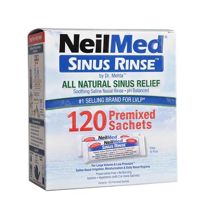美国进口NeilMed洗鼻盐120包平衡