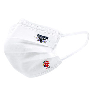 北京首钢队CBA篮球 一次性口罩黑白色男创意个性印花图案潮款定制