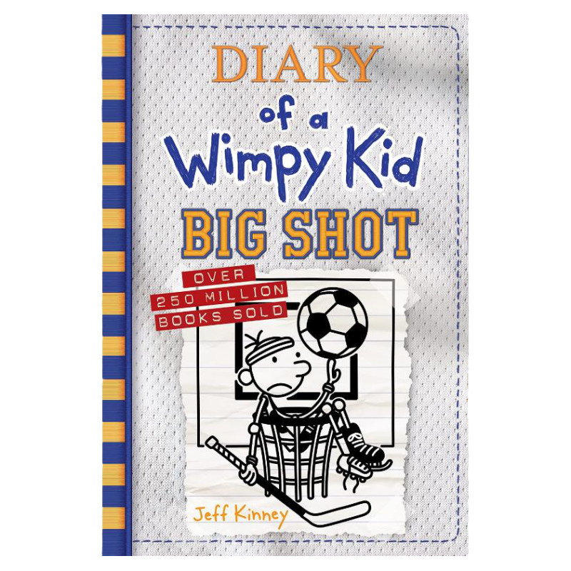 小屁孩日记16大人物 英文原版 Diary of a Wimpy Kid: Big Shot 杰夫·金尼 幽默搞笑漫画 儿童读物 纯全英文版正版原著英语书籍