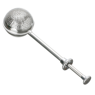 智途304不锈钢茶叶过滤器创意自伸缩球形花茶水分离漏可爱泡茶器