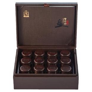 正官庄皇真丹丸含2%地参6年根高丽参礼盒4g*12颗韩国本土代购