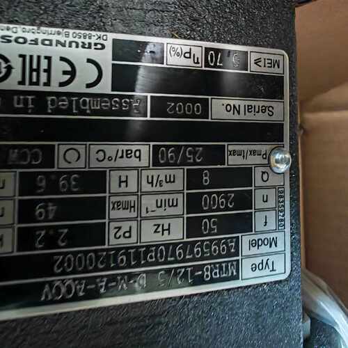 【议价-可维修】 多级离心水 MTR8-12/5D-M 泵 /均有货