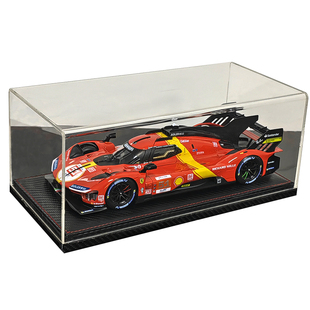 比美高1:18法拉利499P模型勒芒赛夺冠版车模仿真合金摆件2023赛季
