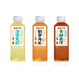 问茶客韵香乌龙青柑普洱清香茉莉无糖茶0糖0脂0能量茶饮料整箱
