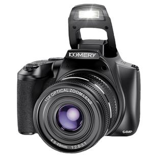 KomeryW2入门级单反数码相机摄月伸缩镜头微距拍花10倍光学变焦