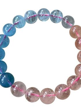 天然冰种摩根石手链饰品礼物情侣