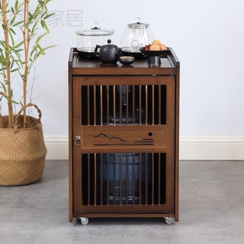 K叁1新中式移动茶自动一体台茶水小型柜柜家用烧水台茶壶茶柜客厅