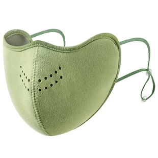 登山徒步防风口罩男女秋冬季保暖羊羔毛骑行透气面罩高颜潮款防寒