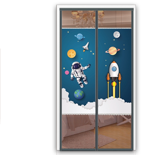 金刚纱防蚊门帘磁性魔术贴夏季纱门纱窗家用隔断自吸磁铁免打孔