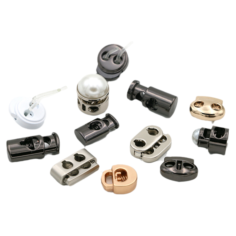 金属弹簧扣吊钟猪鼻抽绳卡扣风衣松紧调节扣子绳子衣服配件止绳扣