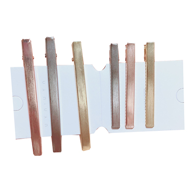 包邮3支性冷淡风拉丝金属发夹