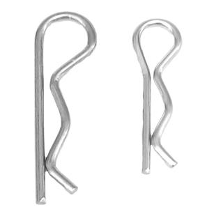 碳钢镀锌R型销子 B形弹性开口安全插拔快速销 304不锈钢R型销钉