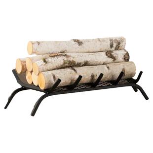 壁炉柴火木头50斤新手专用干柴硬木白桦木硬木取暖炉劈柴无烟木柴