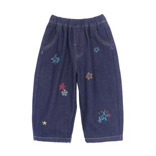 小O爸婴童 男女宝加薄绒牛仔裤2026春季新款婴儿裤子女宝牛仔短裙