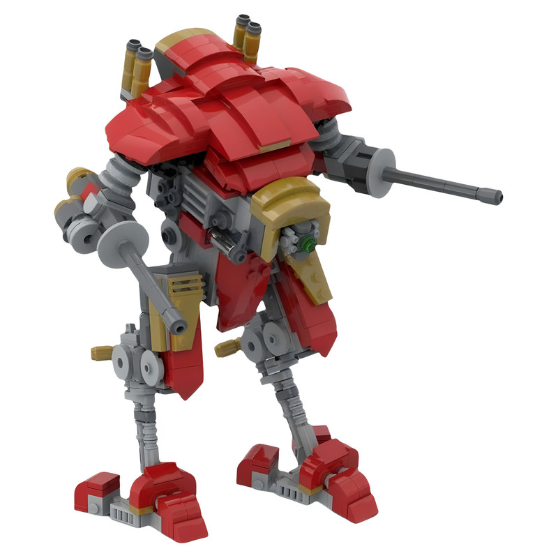 现货小颗粒MOC-215587机器人机甲其实武装机械师积木玩具模型摆件