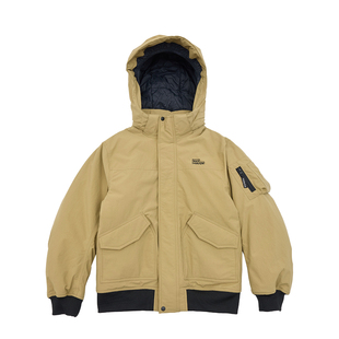 MAXforFUN童装25秋冬儿童三防夹克棉服连帽夹棉飞行员外套保暖