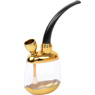 名爵水烟壶烟丝烟袋过滤烟嘴高档水烟斗两用烟锅老式水烟壶全套