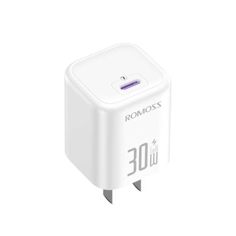 罗马仕充电器PD快充头20W30W小果冻氮化镓彩色 适用于苹果14/15/16ProMax通用 闪充正品手机数据线充电线套装