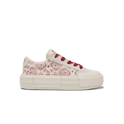 CONVERSE匡威官方 悠游All Star男女腰果花厚底休闲滑板鞋A15753C