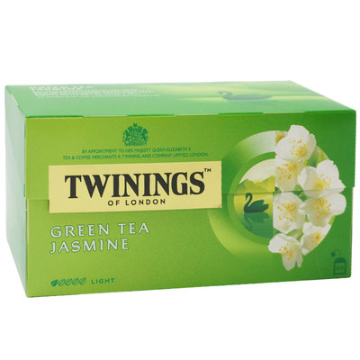 twinings英国川宁欧洲进口茉莉花茶冷泡茶包绿茶办公室袋泡茶小袋