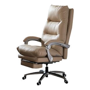 顾家家居电脑椅子靠背椅真皮老板椅办公午睡椅电竞躺椅座椅大班椅