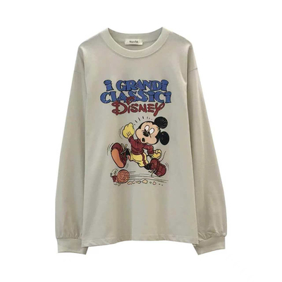 孕妇米奇印花T恤打底衫上衣