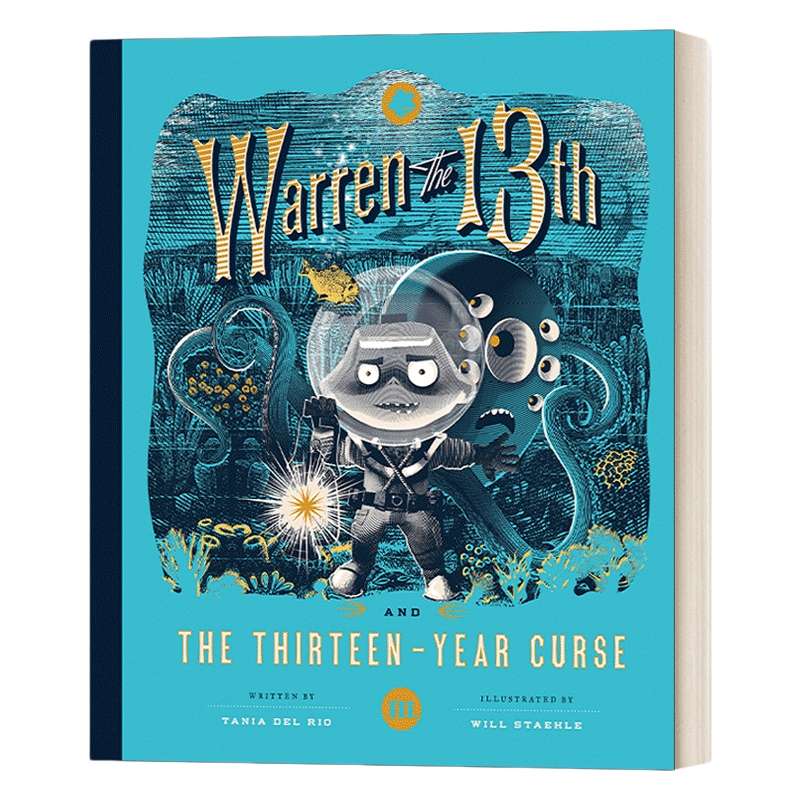 英文原版 Warren the 13th and the Thirteen-Year Curse 13岁的沃伦与13年的诅咒 Tania Del Rio 儿童读物 精装 英文版 进口书