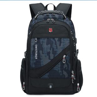 瑞士军士刀双肩包2023新款悬浮护脊初中高中学生书包出差旅游背包